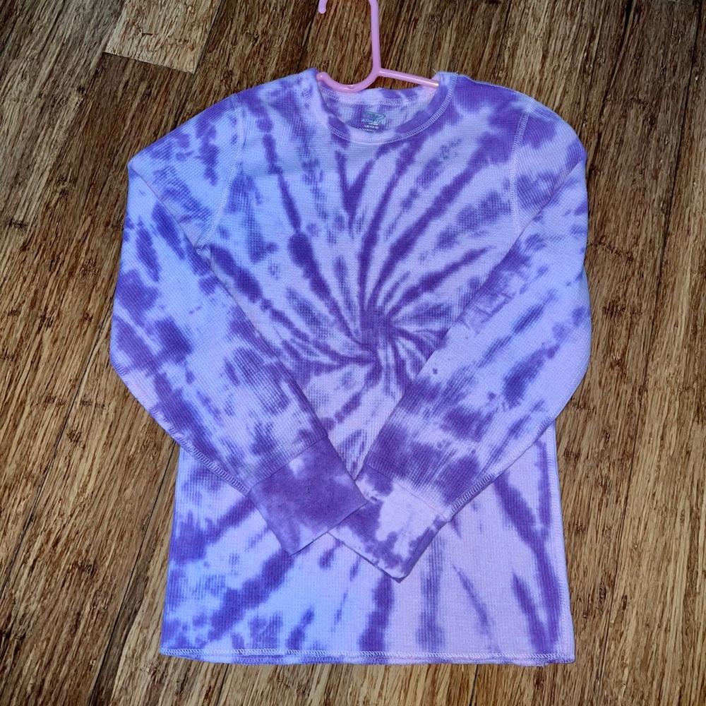 Girls tie dye long sleeve T-shirt